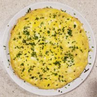 Next level frittata with brie!